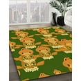 thumbnail image 3 of Ahgly Company Machine Washable Indoor Rectangle Transitional Dark Bronze Brown Area Rugs, 8' x 10', 3 of 7