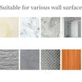 thumbnail image 5 of Luxe Hold No-Drill Hooks, 2024 New Stainless Steel Waterproof Suction Cup Hooks, Suction Cup Hooks for Shower, Bathroom, Hanging Towels, Mounting on Glass Shower Doors, Mirrors (6, Silver), 5 of 5