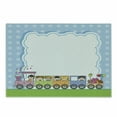thumbnail image 1 of Party Cutting Board, Locomotive Train with and Surprise Present Boxes Retro Polka Dots, Decorative Tempered Glass Cutting and Serving Board, Small Size, Multicolor, by Ambesonne, 1 of 1