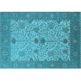 thumbnail image 1 of Ahgly Company Indoor Rectangle Oriental Light Blue Industrial Area Rugs, 4' x 6', 1 of 4