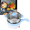 thumbnail image 4 of Cooking Pot, Multi-function Cooker Pot 24V 2L Temperature Control Non-Stick With Steamer For Car For Vehicle For Cooking For Steaming Sky Blue, 4 of 8