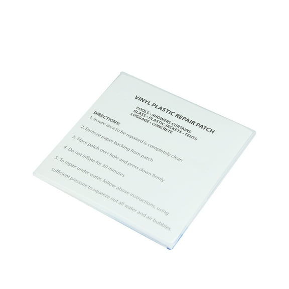Pool Central Pack of 5 Plastic Repair Patches for Vinyl Inflatables 3" - Clear