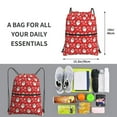 thumbnail image 2 of Xecao Merry Christmas Santa Claus A for Drawstring Bags,Pull String Backpack Bags,String Bag Sackpack, 2 of 6