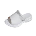 thumbnail image 3 of Women's Rhinestone Wedge Slide Sandals Casual Open Toe Wide Width Comfortable Non Slip Thick Platform Wedge Heel Mules for Summer Daily Wear, 3 of 9