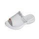 thumbnail image 1 of Negro Correa de Tobillo Tacones Tacón Cuña Color Sólido Malla Embellecido Más Tamaño Hueco-Fuera Peep Toe Zapatos Estilo Primavera / Verano Zapatillas de Moda Y Cómodas Zapatillas de Caminar de las M, 1 of 9
