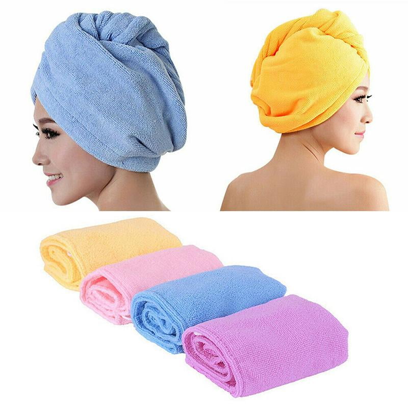 Microfiber Magic Cap Large Hair Dry Hat Quick Drying Hair Towel Bathing Soft 