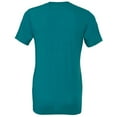 thumbnail image 2 of Canvas Mens Triblend Crew Neck Plain Short Sleeve T-Shirt, 2 of 4
