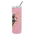 thumbnail image 4 of Carolines Treasures CK4214TBL20 Scottish Terrier Pink Flowers Stainless Steel 20 oz Skinny Tumbler 20 oz multicolor, 4 of 4