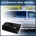 thumbnail image 2 of Mangos de puerta exterior de automóvil Unique Bargains delantero izquierdo para Hyundai H1 STAREX 2007-2009 ABS negro, 1 Pcs, 2 of 6