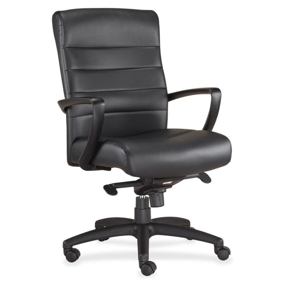 Symple Stuff Anzavia Leather Desk Chair
