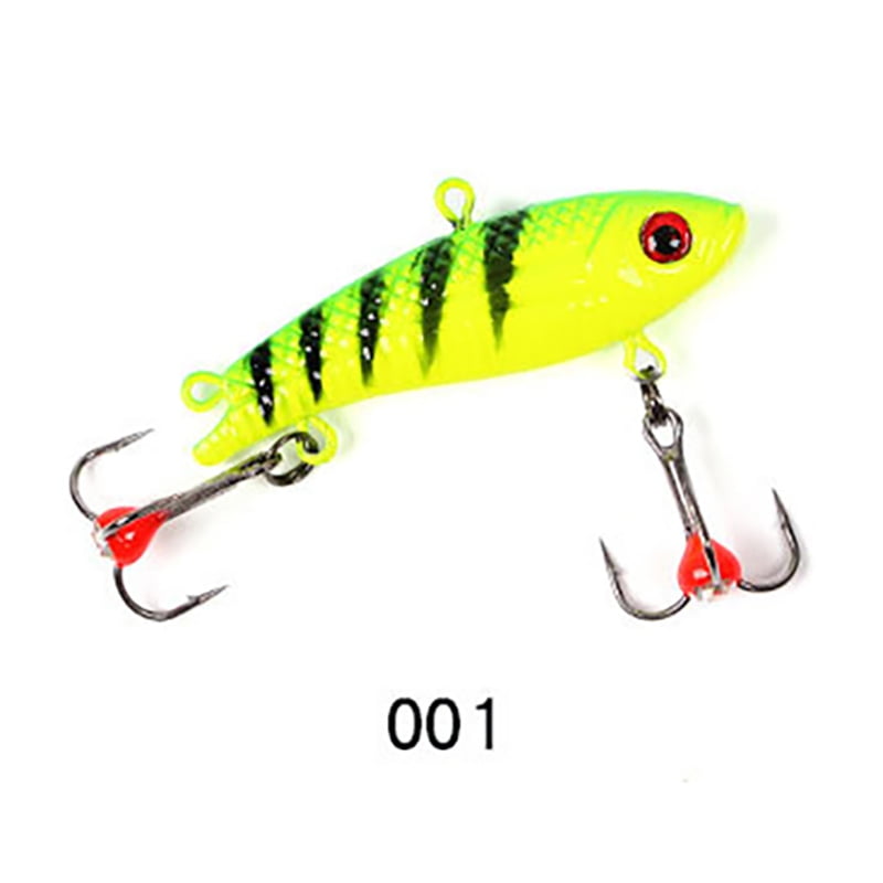 1PCS 50mm Winter Ice Fishing Lure Fake Lure 3D Eyes Artificial Bait