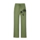 thumbnail image 5 of Pantalones largos de lino para hombre, pantalones holgados de playa con estampado hawaiano, cintura elástica y cordón ajustable, estampado en caliente., 5 of 5