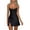 Black, variant on Elippeo Womens Summer Short Skinny Sling Dress Sleeveless Backless Lace Trim Tie Up Dress