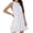 White, variant on Vedolay Elegant Dresses Women's Summer Casual Dress Short Sleeve Boho Beach Tshirt Dresses Cover ups,Black XL