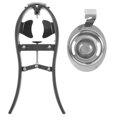 thumbnail image 1 of Cortador de huevos de acero inoxidable, cortador de cáscaras de huevo manual, separador de huevos crudos, separación de yemas y claras para cocina, 1 of 8