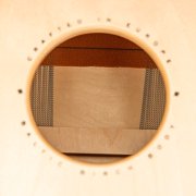 Percussion Snarecraft Series Cajon with Heart Ash Frontplate