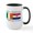 White/Black Inside, variant on CafePress - Irish Croatian Flags Large Mug - 15 oz Ceramic Large White Novelty Mug