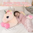 thumbnail image 3 of MorisMos Giant Unicorn Stuffed Animal 32'' Cute Soft Unicorn Plush Toy, 3 of 9
