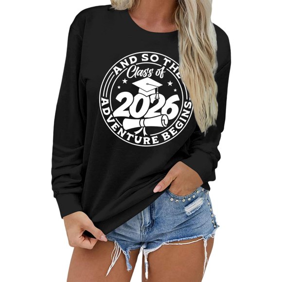 Zhanying Canada Sweatshirt Women Solid Color Pullover Hoodies Shirts Oversized Long Sleeve Fall Tops Sweaters Basic Tees
