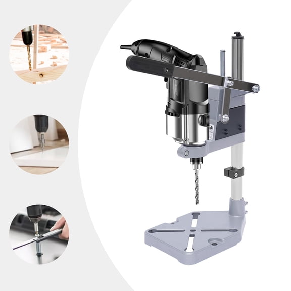 Adjustable Hand Drill Press Bench Stand Single Hole Electric Drill Bracket Tool