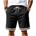 thumbnail image 2 of Jogging Shorts Men Jerdar Men's Basketball Shorts with Zipper Pockets Lightweight Quick Dry Mesh Athletic Running Shorts, 2 of 9