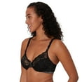 thumbnail image 3 of Bali Lace Desire Full-Figure Underwire Bra DF6543 Color: Shale Tile Size: 36 D, 3 of 4