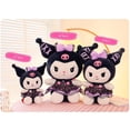 thumbnail image 6 of Kawaii Sanrio Black Kuromi with Halloween Dress My Melody Soft Stuffed Toy Anime Decoration Plush Doll Animals Kid Holiday Gifts, 6 of 23