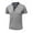 Gray 2, variant on JTieacloth Button Collar Shirts Men's Short Sleeve Shirt Casual T Shirt For Men Fashionable Summer Top Design Available In Multiple Colors Blue L