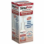 Neilmed Sinufrin Decongestant Nasal Spray Quick Congestion Relief, 0.5Oz, 6 Pack