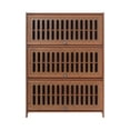 thumbnail image 3 of 7-Tier Shoe Cabinet, Shoe Cabinet with Flip-up Doors 80*32*106cm Tawny, 3 of 13