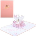 thumbnail image 1 of Room Decor Valentine'S Day 3D Greeting Card Butterfly Flower Basket Blessing 3D Paper Carving Creative Gift Postcard Paper Carving Greeting Card Set Blank Card,Note Card,Folded Card,Decorative Card,S, 1 of 7