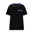 thumbnail image 5 of BVOFAR Waffle T Shirts for Men Short Sleeve Shoulder Patch Velvet Shirt Relaxed Fit Crew Neck Tops Casual Stylish Knit Basic Tees with Pockets Black XXL, 5 of 10