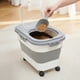 thumbnail image 4 of Freeship Collapsible Cat Dog Food Storage Container Folding Pet Food Container With Lids Sealing Box kitchen Grain Storage Boxes ShopWise Round, 4 of 12