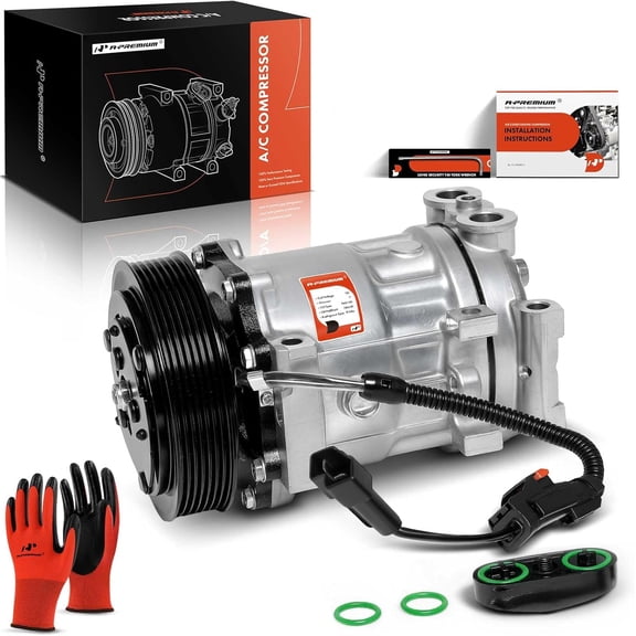 A-Premium Air Conditioner AC Compressor with Clutch Compatible with Dodge Dakota Ramcharger Durango Ram 1500 2500 3500 4000