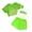 07-Green, variant on oqasdz Girls Summer Outfits 3 Piece Set Casual Loose Fit Sleeveless Top and Shorts Combo For Outdoor Activities Comfortable Playwear/5-6 Years