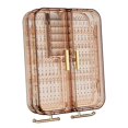 thumbnail image 4 of KLKCMS Jewelry Holder Organizer Display Jewelry Box for Anklets Cufflinks Necklaces Brown, 4 of 9