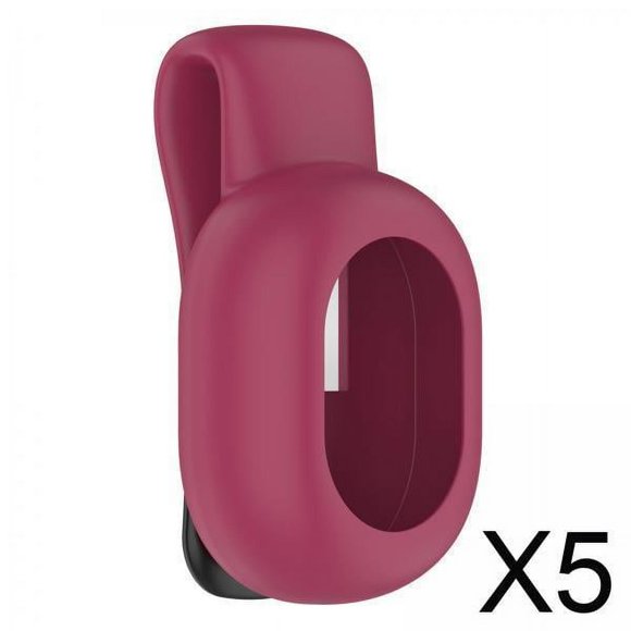 DYNWAVECA 5xRDP Steel Clip Holder Buckle Clamps for Running Dynamics Pod Sensor Red