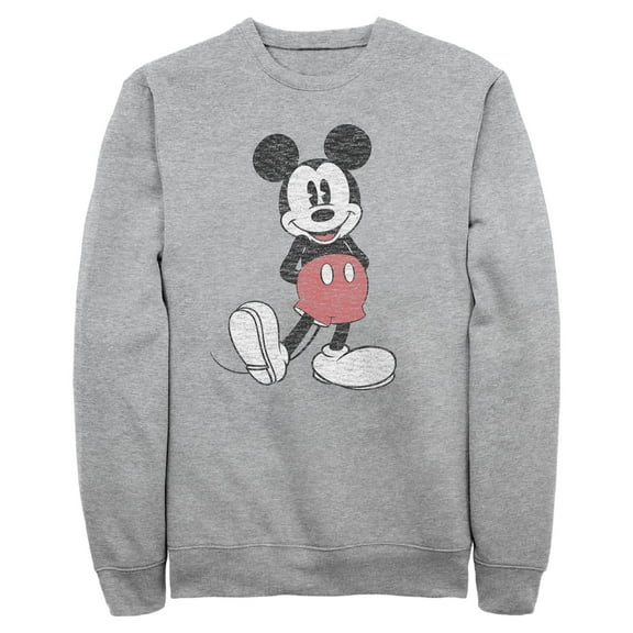 Mens Mickey & Friends Distressed Icon Pose Sweatshirt