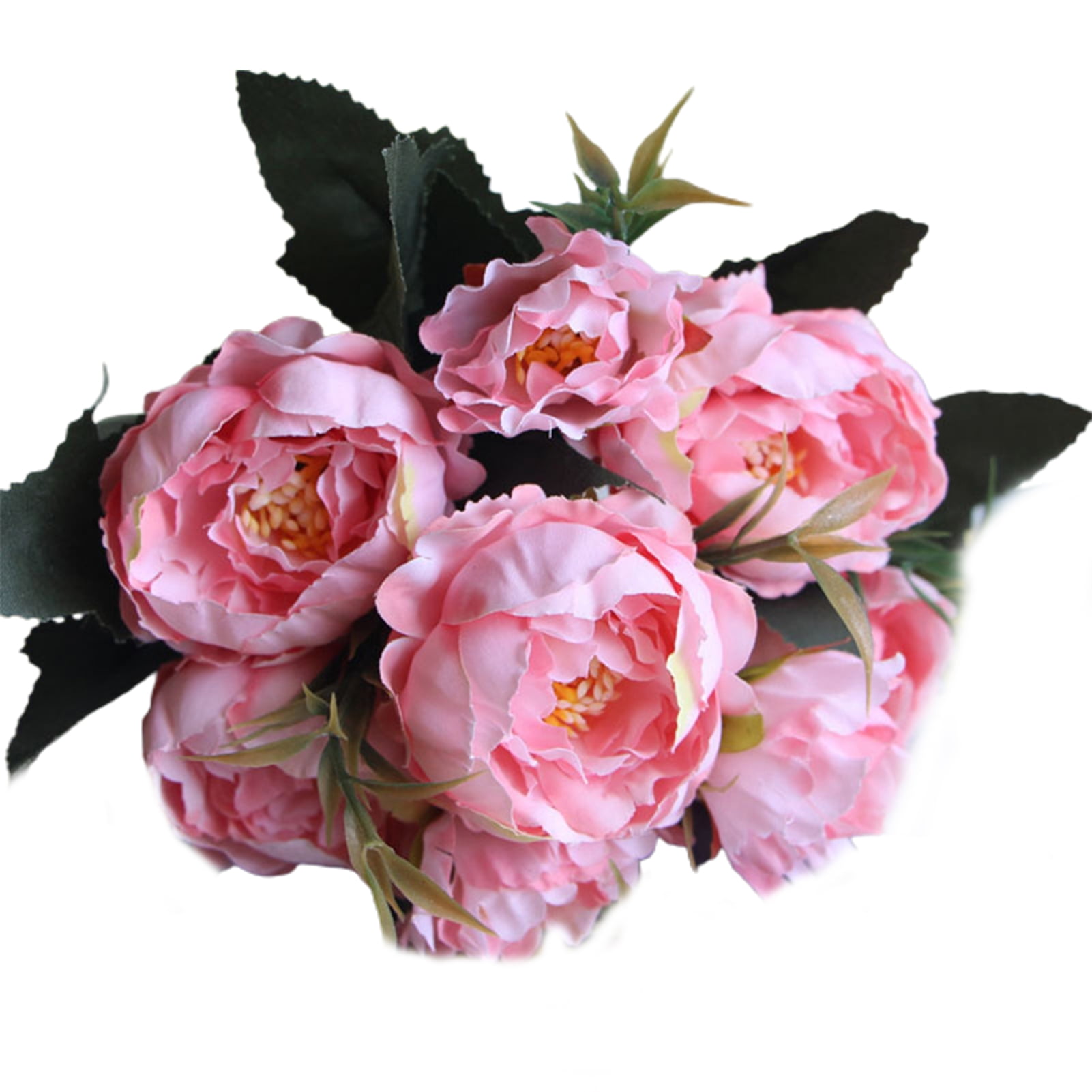 Details about   10-Inch tall Silk Artificial Peony Flowers Bouquet Wedding Home Centerpieces 
