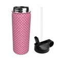 thumbnail image 2 of Yiaed Fish Scales Print Water Bottle with Straw Lid, Stainless Steel Double Wall Insulated Water Bottle | Leak-Proof and Spill-Proof Water Bottle, 2 of 8