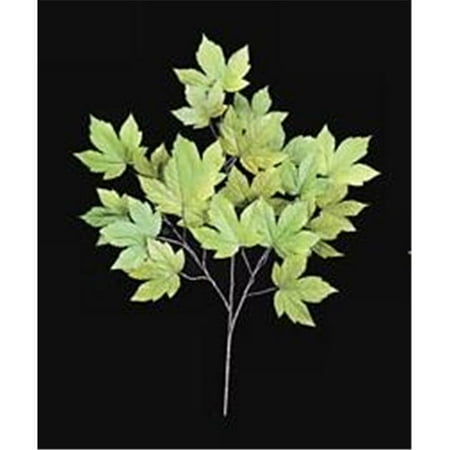 Embroidered Autograph - Autograph Foliages PR-8983 - 29 Inch Fire Retardant Sycamore Branch - Green-Yellow - Dozen