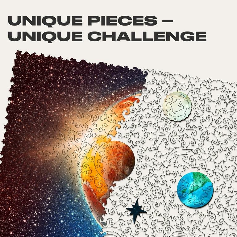 UNIDRAGON Puzzle Originali di Legno - Spazio Pianeta Terra, 500...Puzzle in legno UNIDRAGON - Spazio Pianeta Terra 500 pezzi King...: Puzzle Unidragon: Unidragon