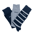thumbnail image 2 of Polo Ralph Lauren 3 Pairs Stripes Solid Dress Sock Size 10-13, 2 of 2