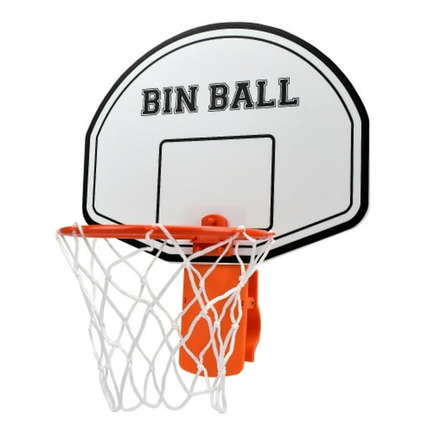 Basketball Hoop Trash Can Backboard Papper Wad Shoot Score Real Net