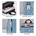 thumbnail image 5 of Daiia Ocean on Striped School Backpack for Men and Women Lightweight Backpack Durable Backpack Water-Resistant,Travel,Work Bag, 5 of 9