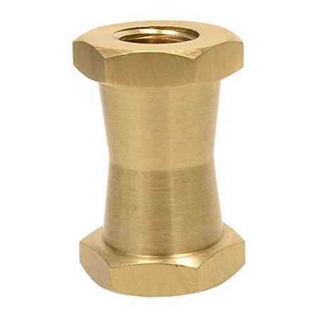 Foto&Tech Brass Spigot Short Double Female Stud for Super Clamps with 1/4 -20 & 3/8 Threads