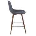 thumbnail image 4 of Pebble Mid-Century Modern Counter Stool by LumiSource, 4 of 9