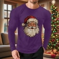 thumbnail image 4 of Amzcrzy - Sudadera Para Hombre, Ropa Deportiva Para El Hogar, Pijamas, Moda, Suelta, Informal, Color Sólido, Camiseta Deportiva, Morado, M, 4 of 6