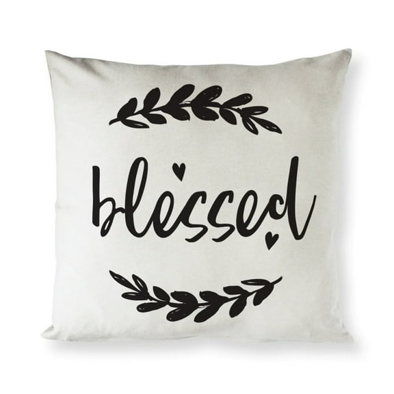 Blessed Cotton Canvas Pillow Cover