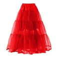 thumbnail image 3 of Women's Big Swing Long Boneless Skirt Half Shag Petticoat Long Jean Skirts for Women Table Skirts for Parties Women's Day & Work Skirts Girls Skirt Leggings Sparkly Skirt Sequin Skirt Checke Skirt, 3 of 3